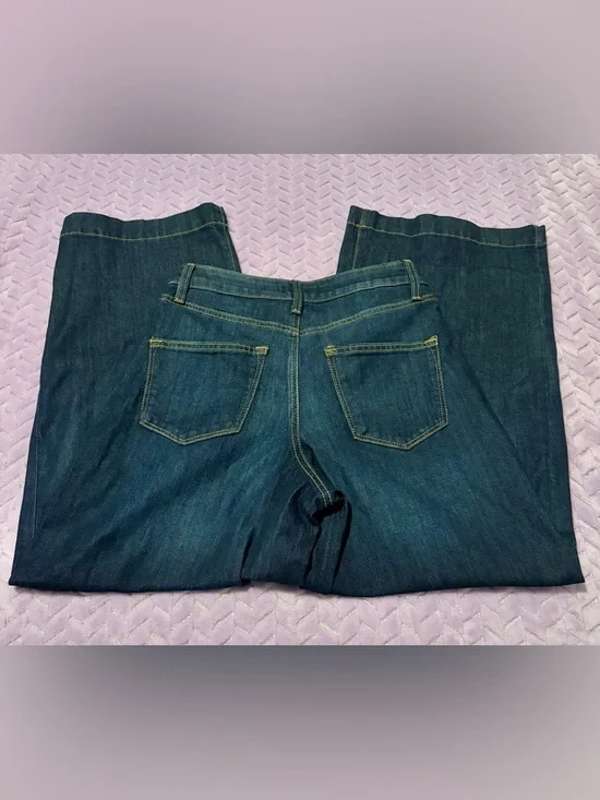 Sonoma Khol’s Dark Blue Women’s Wide-Leg Jeans - Picture 2 of 4